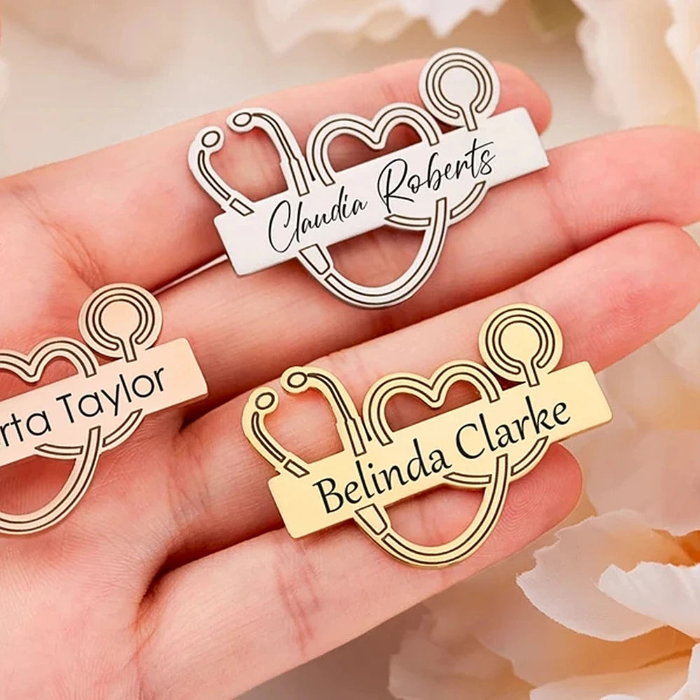 Customized Engraved Medical Lapel Pin
