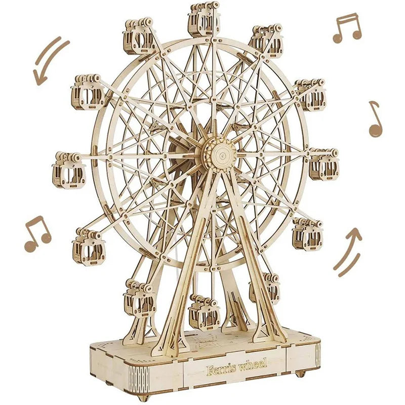 3D Puzzle Ferris Wheel Music Box