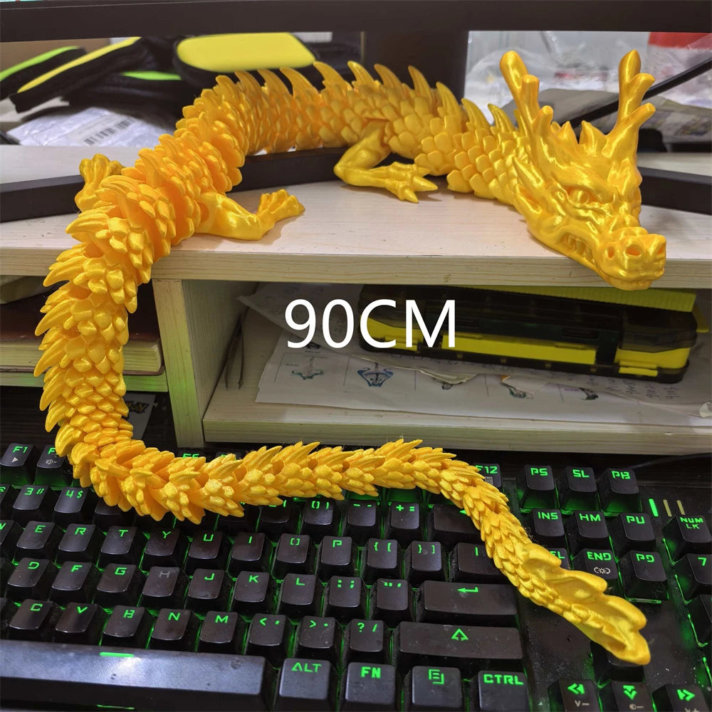 2' 11' 3D Printed Conjoined Divine Dragon