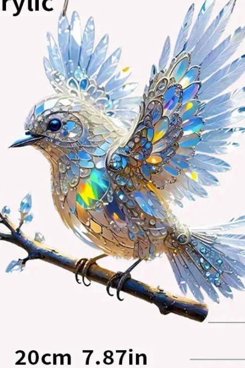 Hummingbird Diamond Art Kit — Acrylic Crystal Sky Diamond Painting