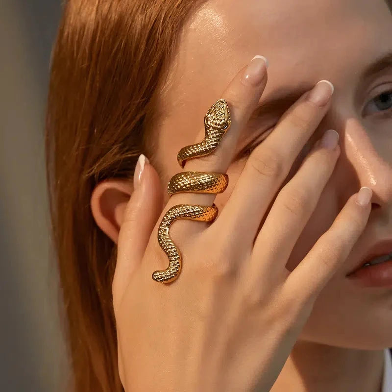 Hyperbole Snake Resizeable Rings for Women