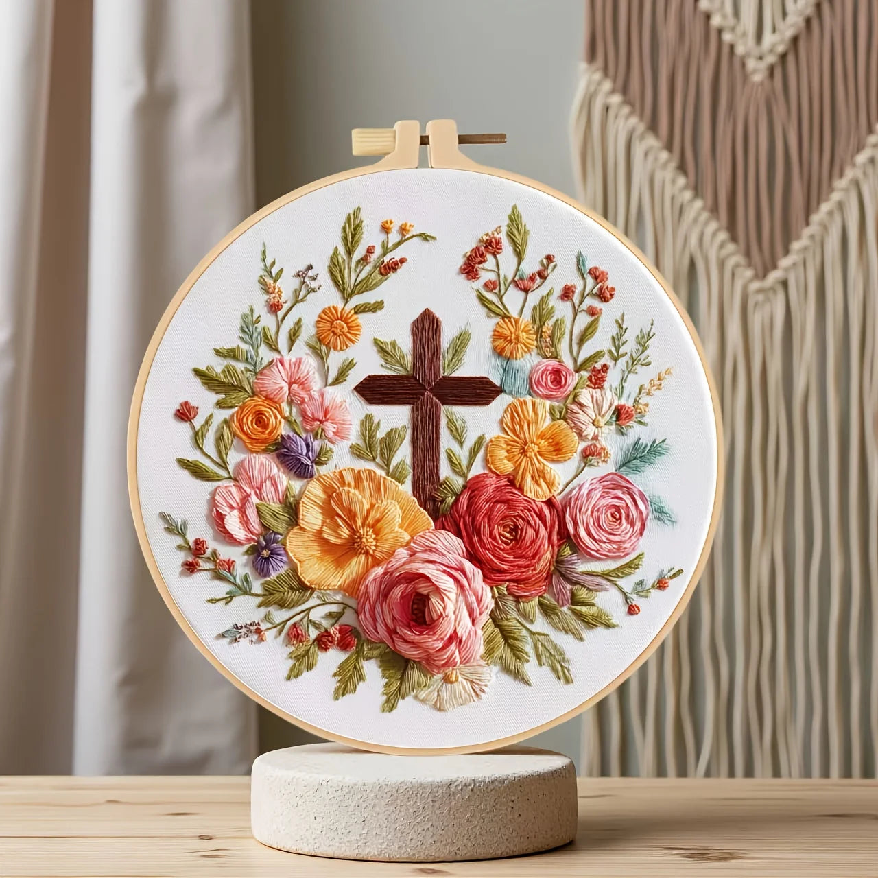 The Christmas Jesus, Cross, Magpie Pattern Series