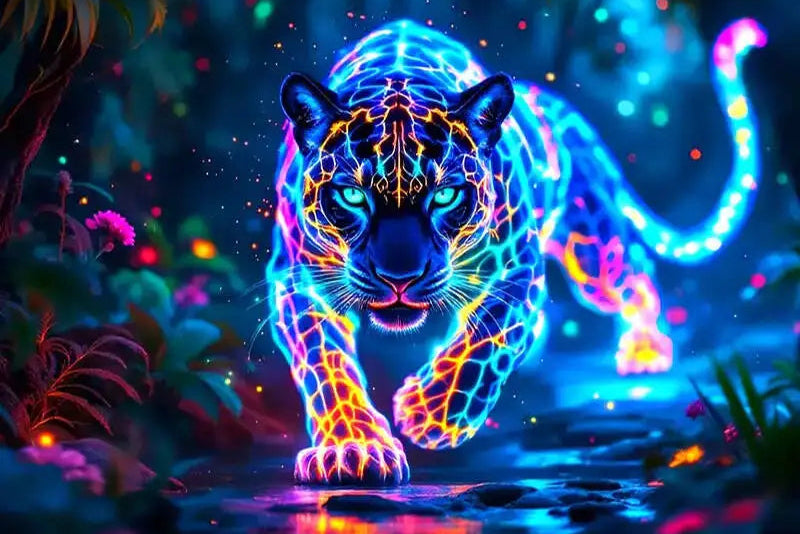Diamond Painting Leopard Rhinestones Kit