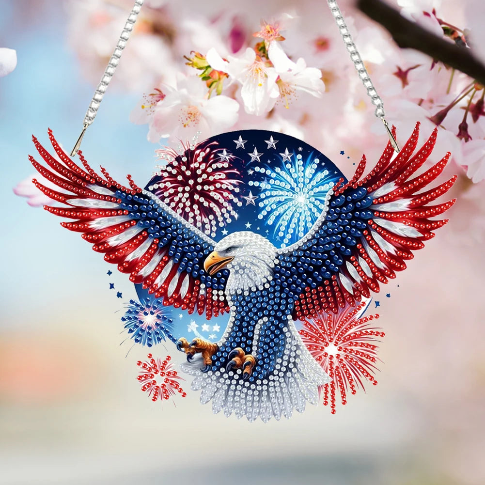US Flag Eagle Diamond Painting