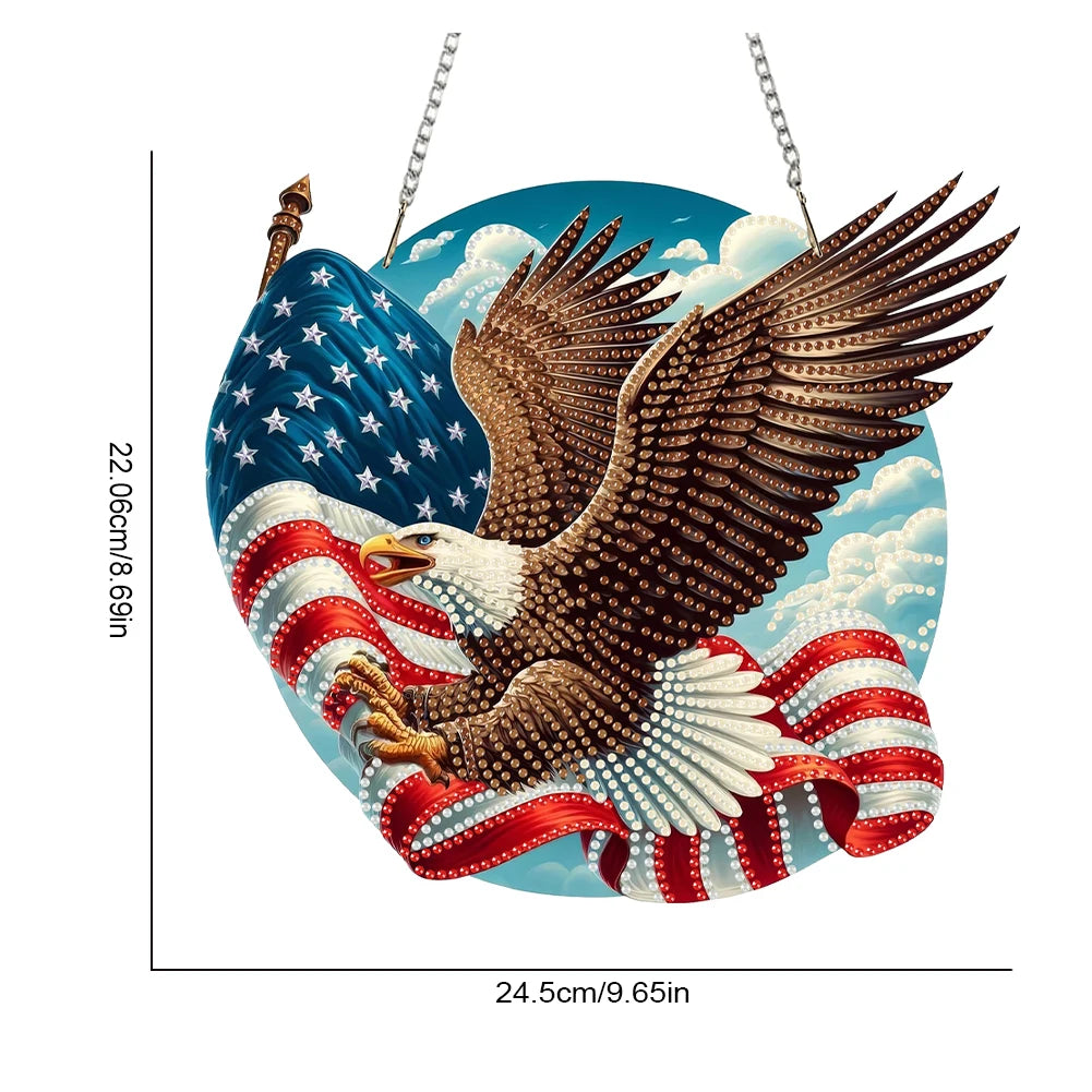 US Flag Eagle Diamond Painting