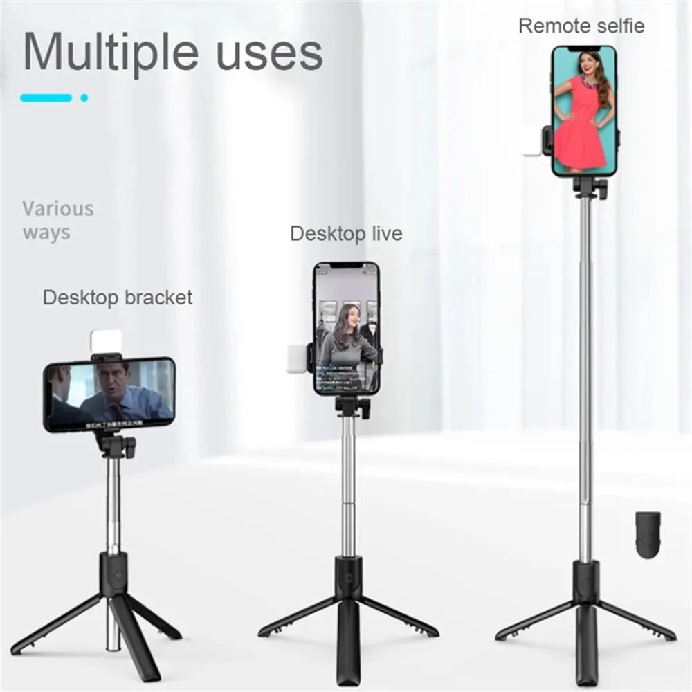 Tripod Portable Bluetooth Selfie Stick