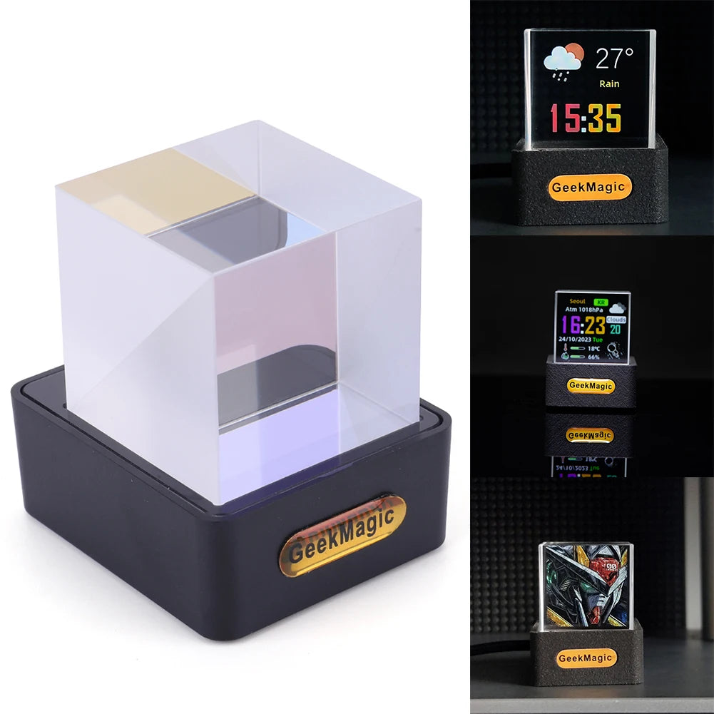 Crystal Cube Holographic Desktop