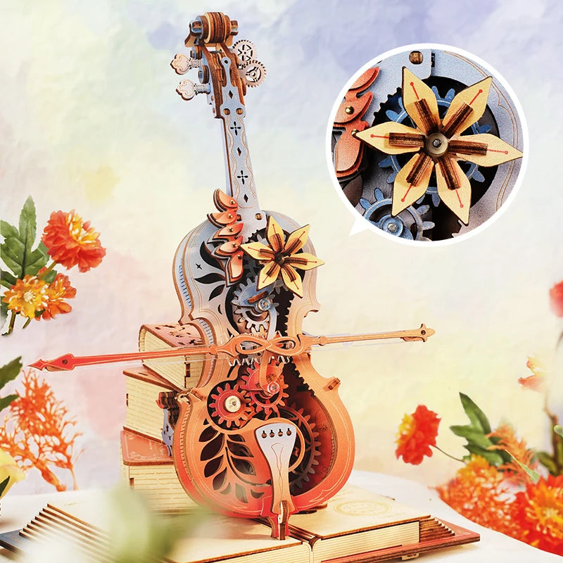 Robotime Magic Cello Adults 3D Puzzles