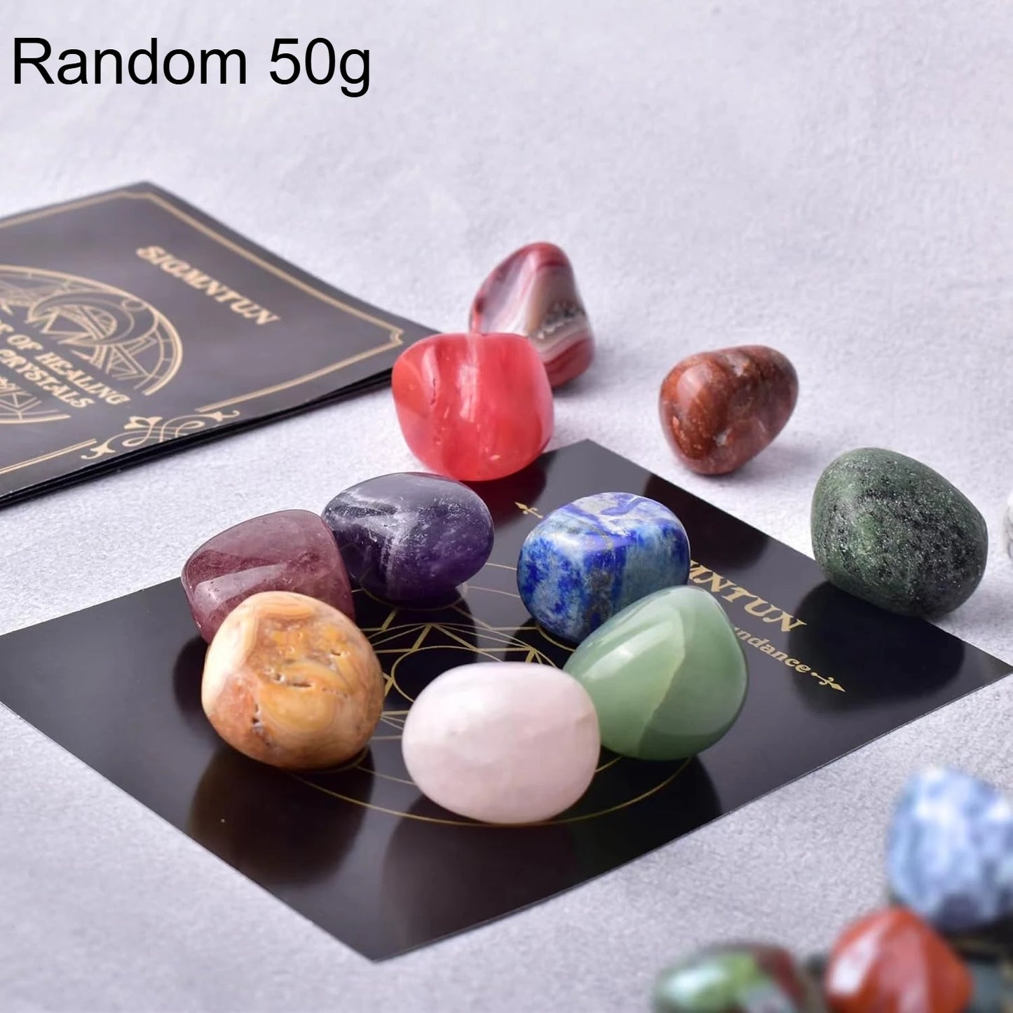 50 gms Random Crystals Bulk Polished Rocks