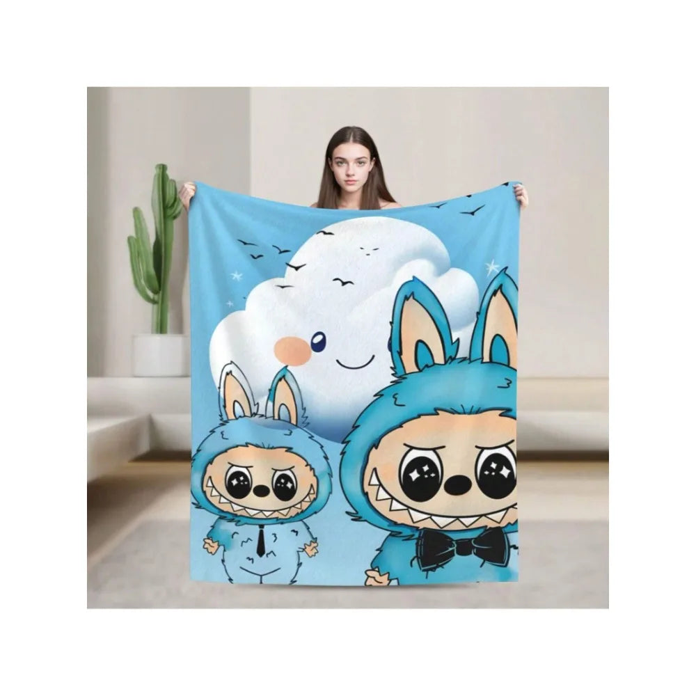 LABUBU Ultra-Soft Flannel Blanket