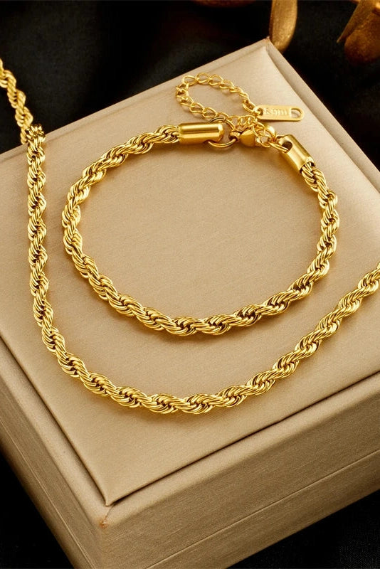 Stainless Steel Gold Color Chains