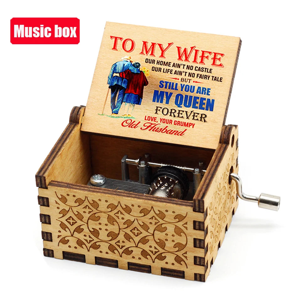 To My Wife Music Box Cute Cartoon