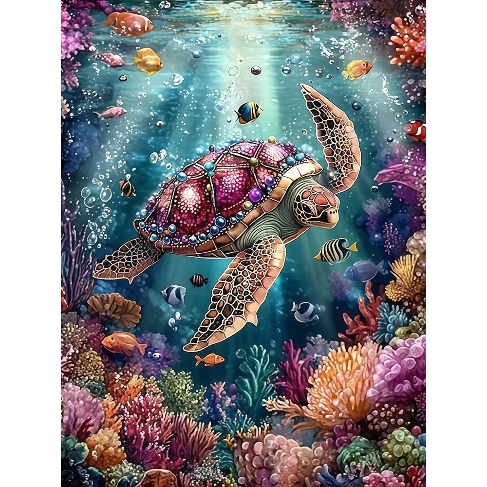 Diamond Art Tortoise