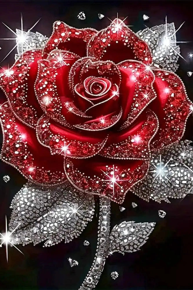 5D Diamond Flower Rose Embroidery Painting