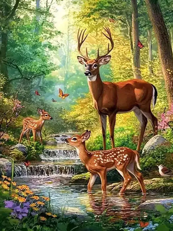 Deer Diamond Painting