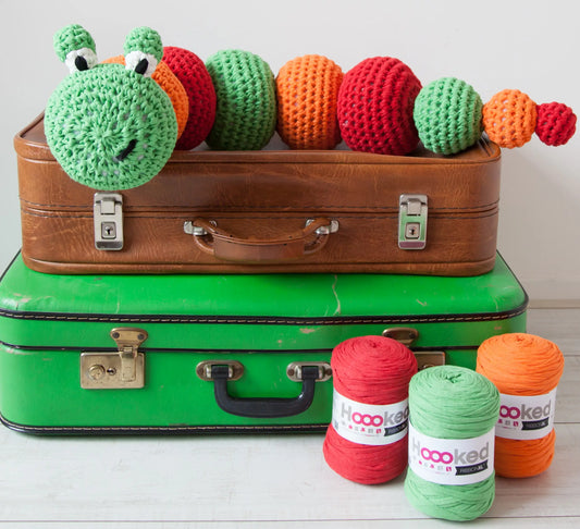 DIY Crochet Kit  Caterpillar Clark PAK118-0