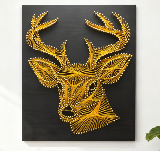String Art Kit - Deer. Decorative DIY String Art Craft Kit M1-3 DHACE28043-0