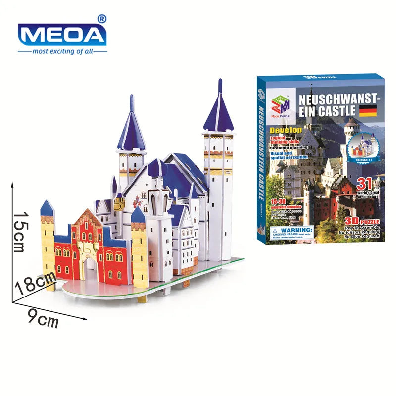 Style World Famous Architecture Building 3D Puzzle Educational
