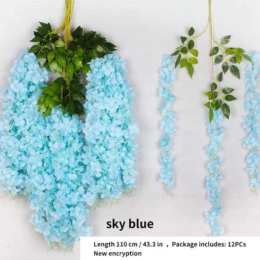 12 piece Artificial Wisteria Flowers