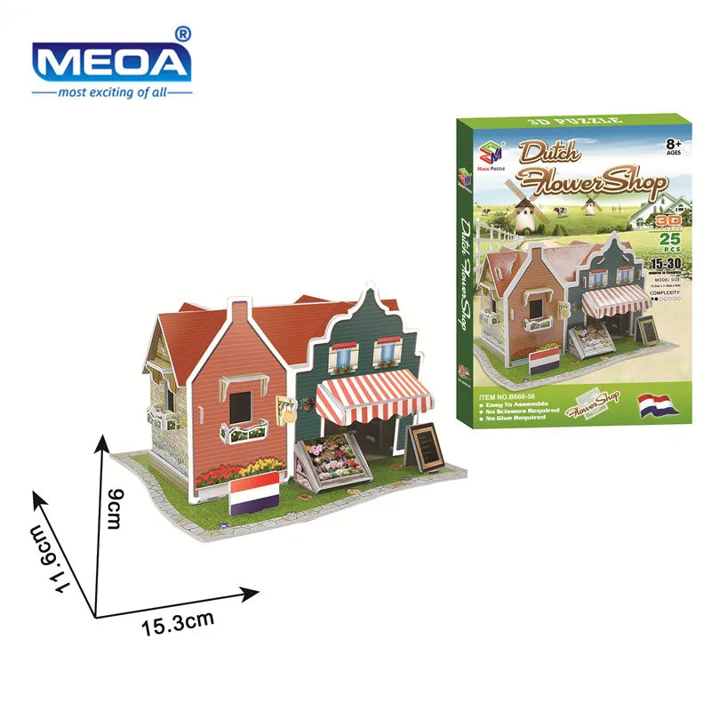 Style World Famous Architecture Building 3D Puzzle Educational