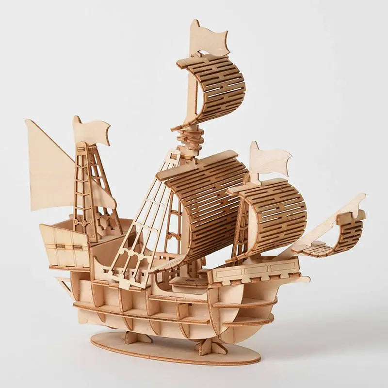 Sailing Ship Toys 3D Wooden Puzzle
