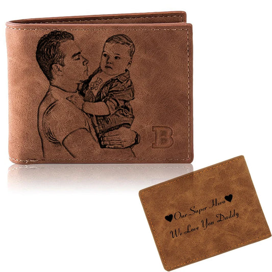 Custom Personality Short Double-Fold PU Leather