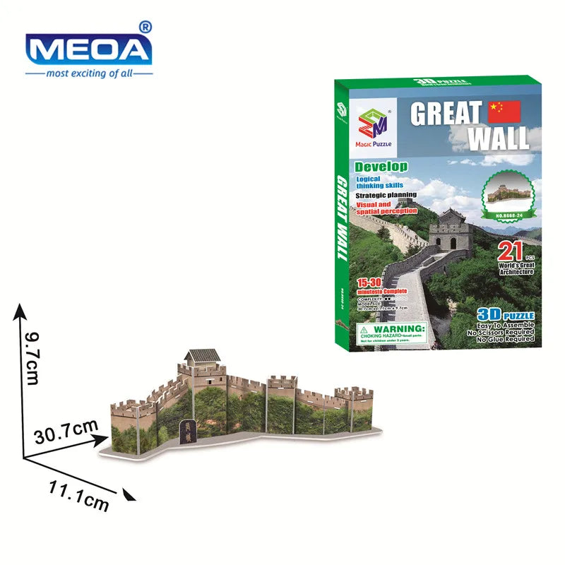 Style World Famous Architecture Building 3D Puzzle Educational