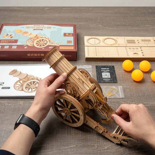 Robotime 3D Wooden Cannon  Puzzle