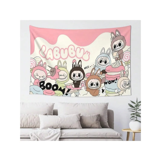 Funny Labubu Tapestries