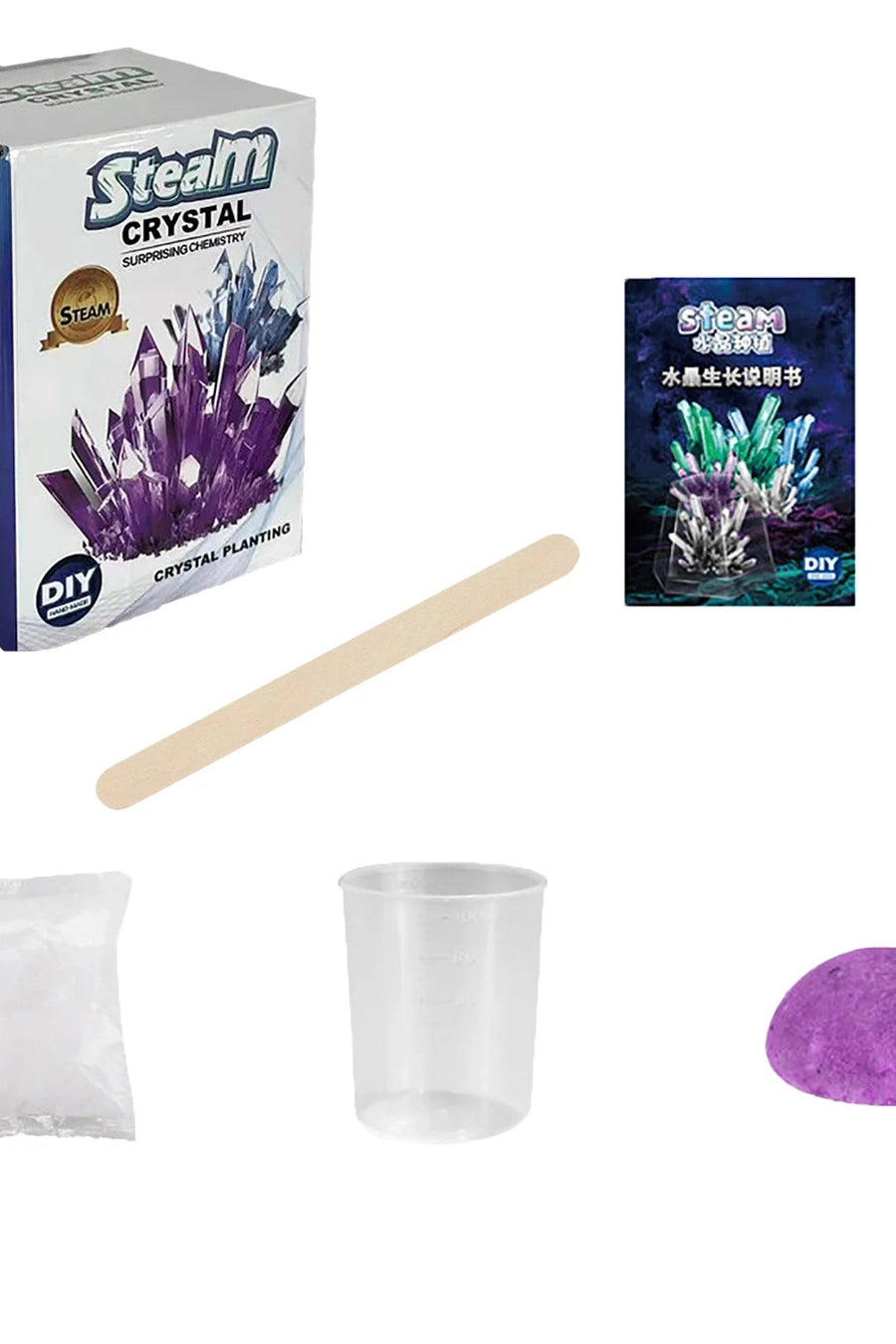 Crystal planting DIY scientific experiment set