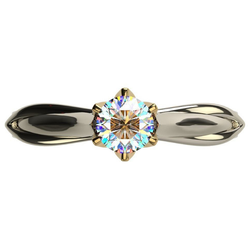 Pure 18K Gold Ring for Women