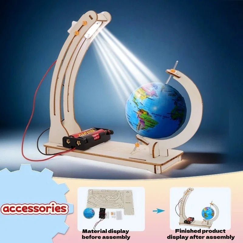 DIY STEM Earth Model Day Night Cycle Educational Globe