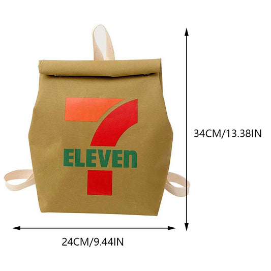 Novelty Roll Top Bag Large Capacity  School Bag