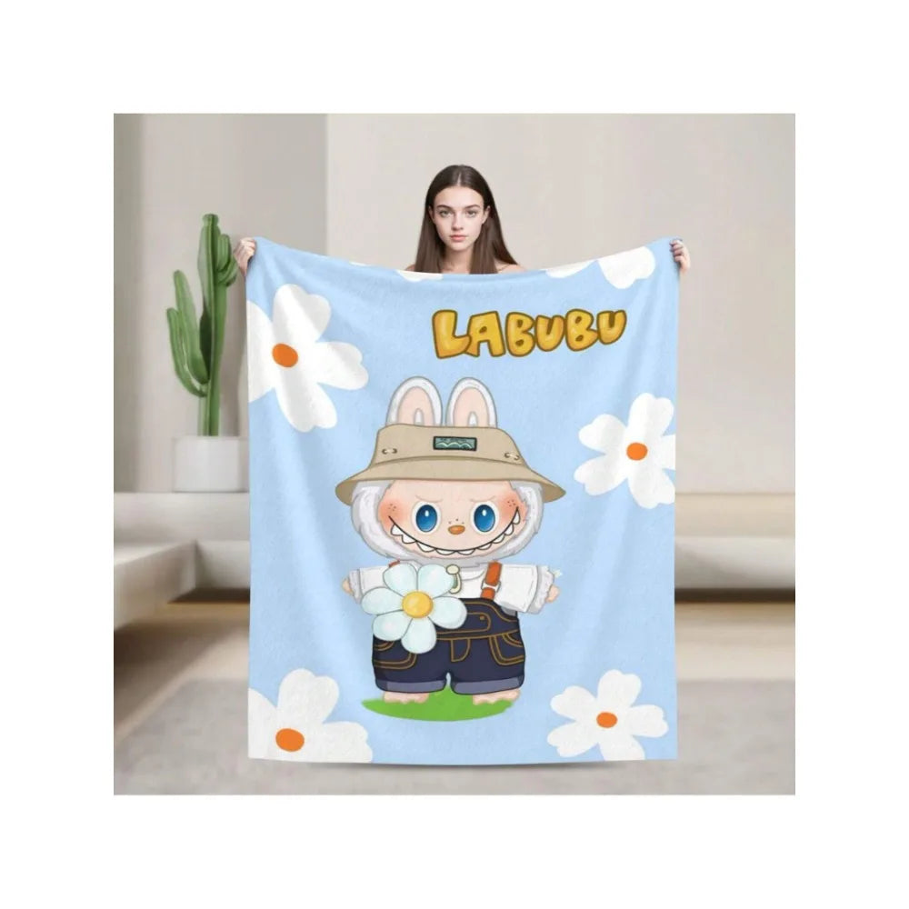 LABUBU Ultra-Soft Flannel Blanket