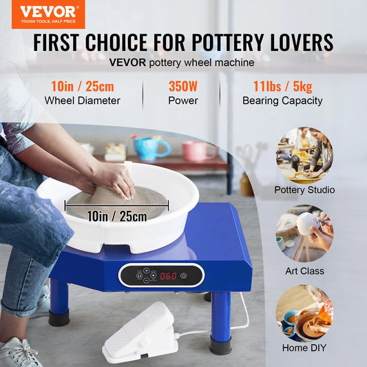 VEVOR 10in Pottery Wheel Machine