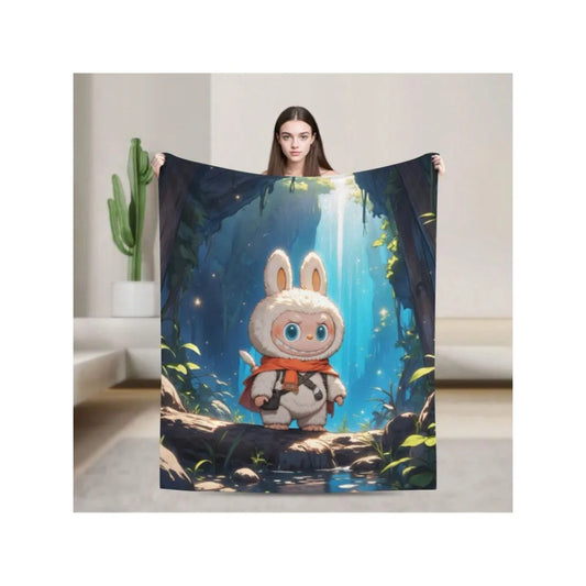 LABUBU Ultra-Soft Flannel Blanket