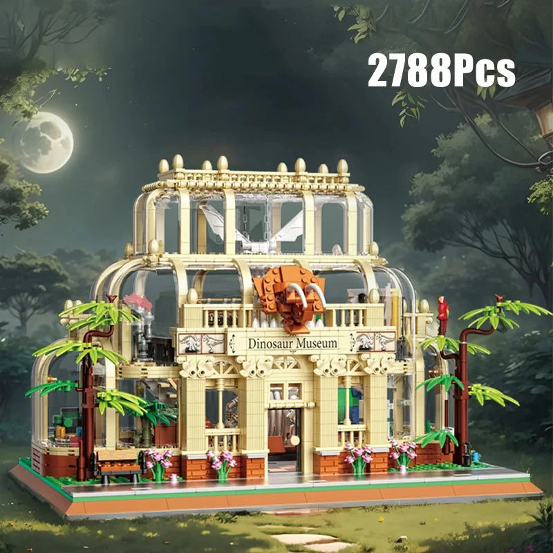 2788 PCS Dinosaur Museum Building Blocks