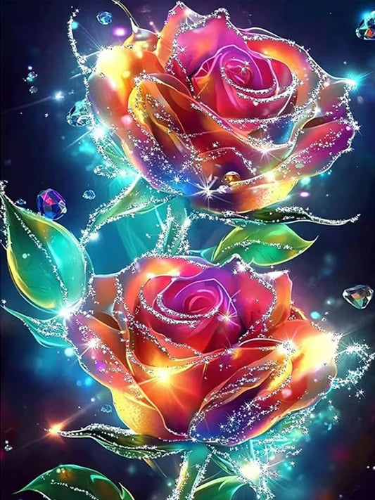 5D DIY Diamond Painting Rose Flower