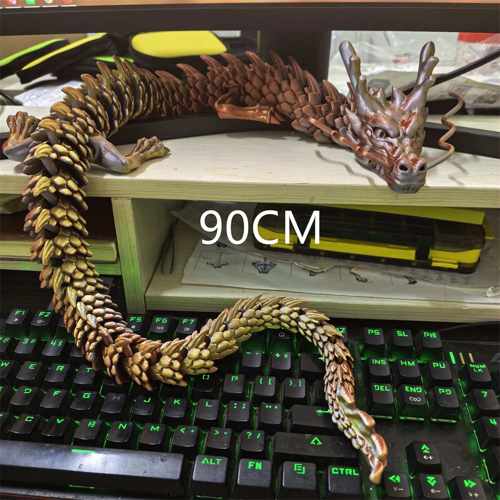 30CM --90cm 3D Printed Conjoined Dragon