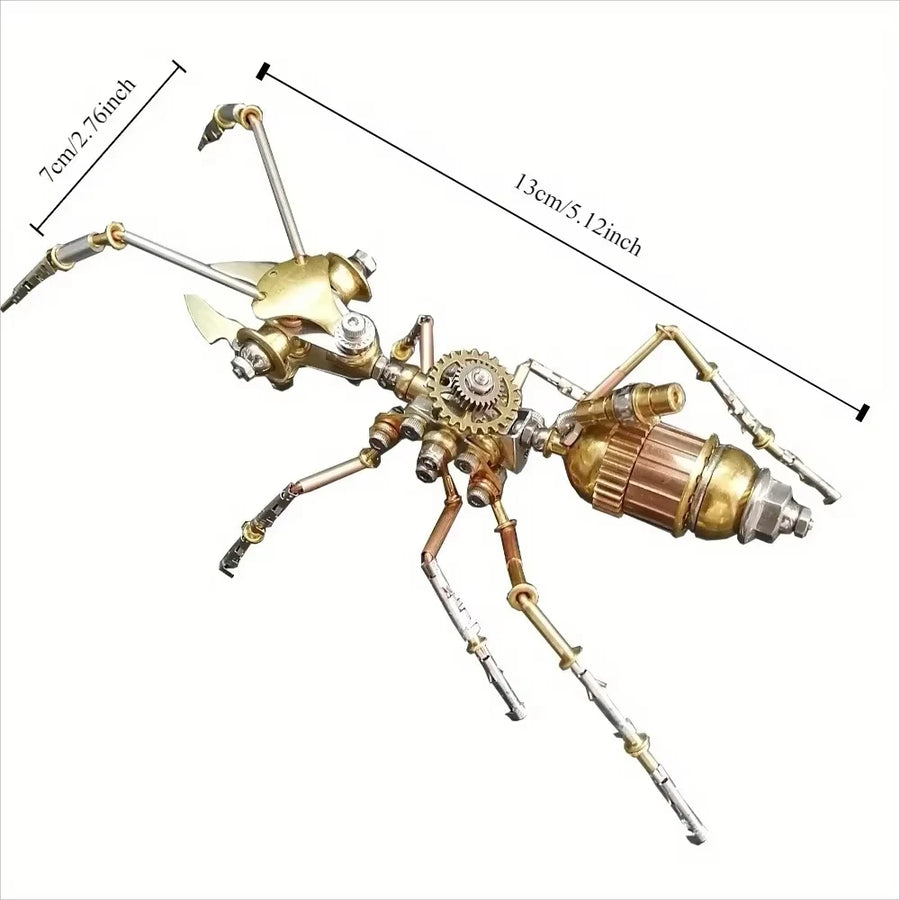 3D Metal Ant Puzzle — Mechanical Assembly Model for Adults & Teens