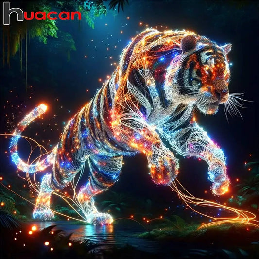 5D DIY Diamond Mosaic Tiger
