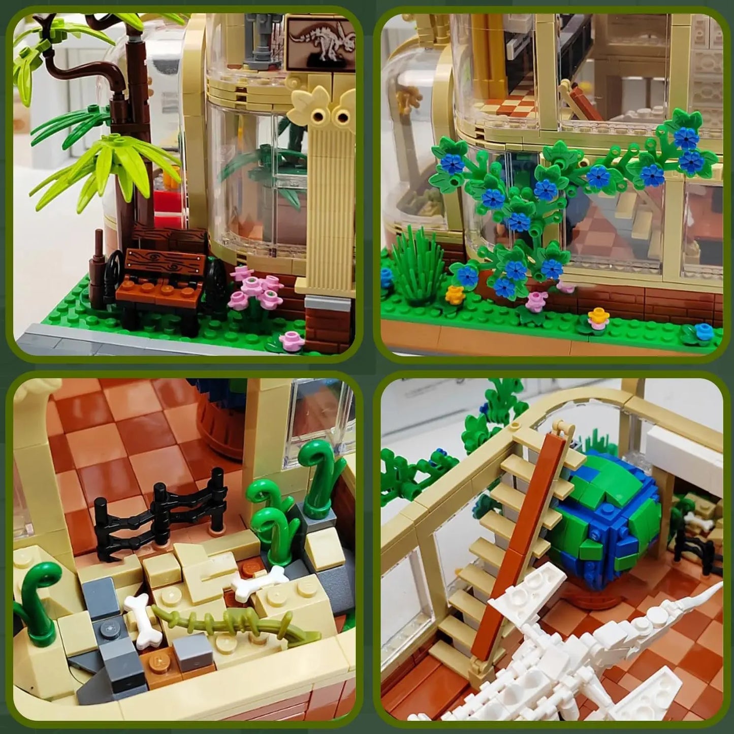 2788 PCS Dinosaur Museum Building Blocks