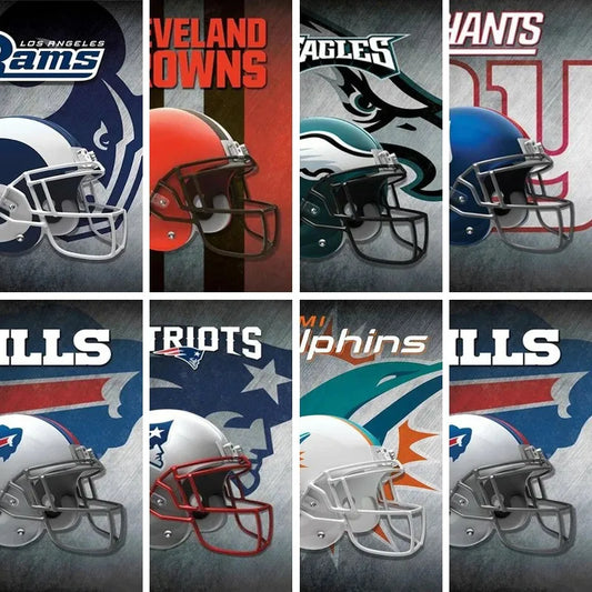 Choice 5D DIY Diamond Painting Helmet Stylings of Football Posters