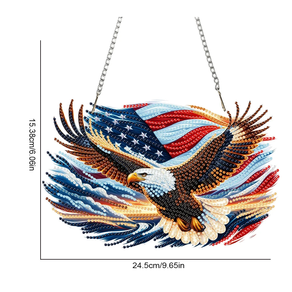 US Flag Eagle Diamond Painting