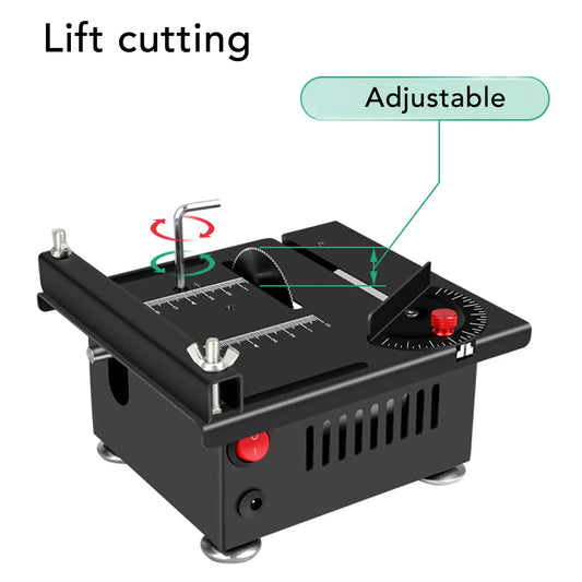 US Table Saw Multifunctional Angle Blade Height