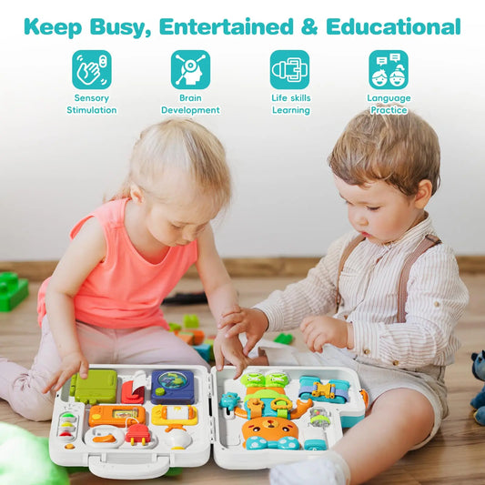 Toddler Musical Busy Board and Learning Toy