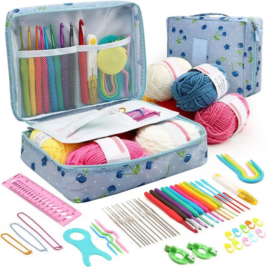 59Pcs/Set Portable Crochet Knitting Set
