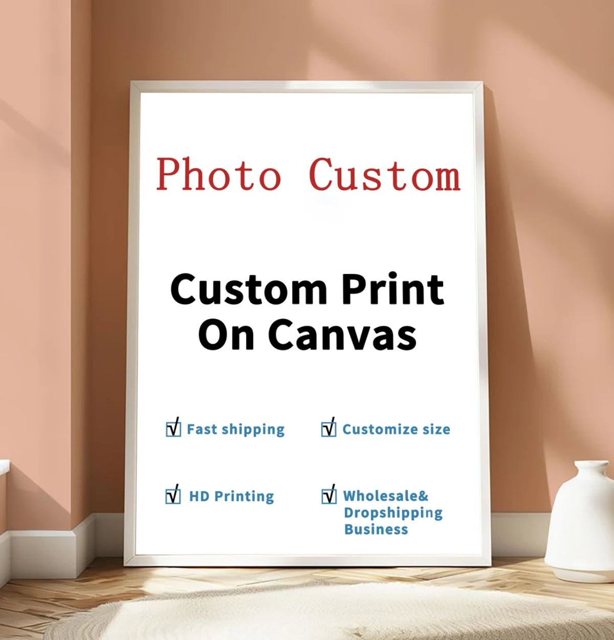 Custom Painting Canvas HD Print