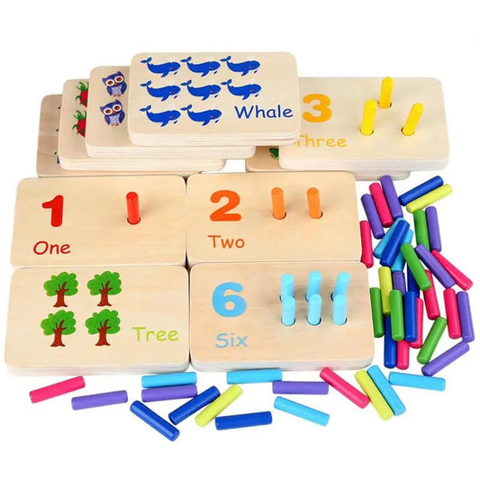Montessori Peg Board Preschool learning Toy