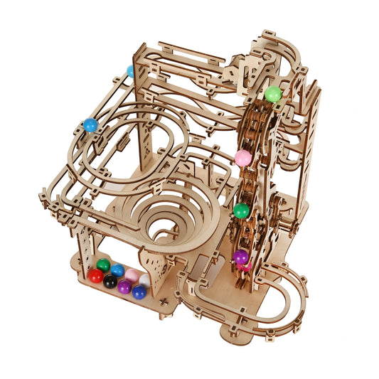 Track pulley Model DIY 3D Wooden Puzzle